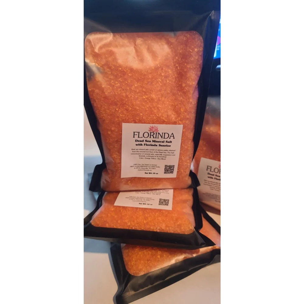 Florinda Beauty Dead Sea Mineral Salts with Florinda Sunrise Scent